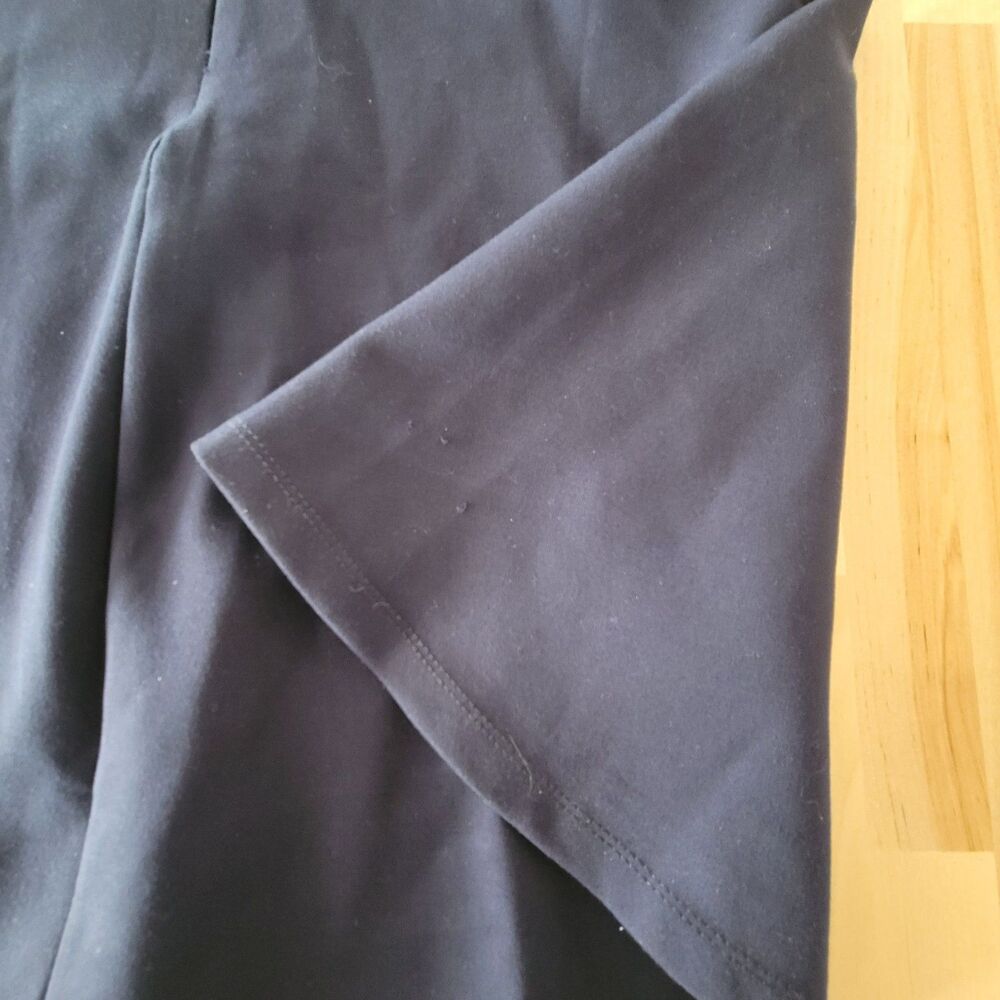 Lulus Lined Sleeveless Skater Dress Navy Blue, Stretch Twirl Party Dance Heart - Picture 11 of 12